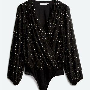 Cline Surplice Bodysuit EUC